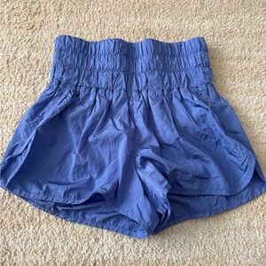 FP Movement by Free People High Waist Blue Shorts
